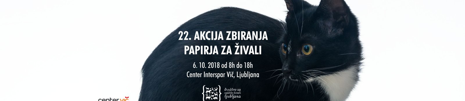 22. akcija zbiranja papirja Društva za zaščito živali Ljubljana